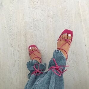 NWT Blue Collection Leather Mid Heel Shoes